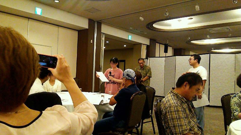 第1回経営方針発表会の様子 第1回経営方針発表会の様子