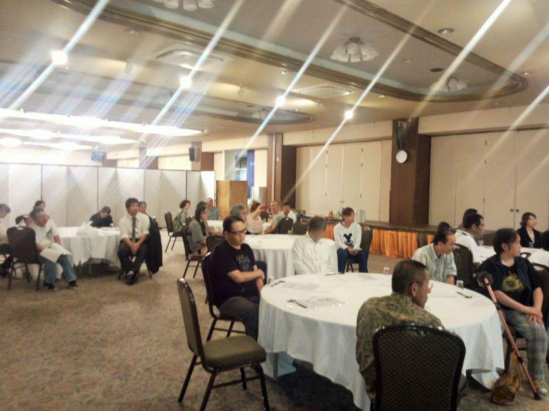 第1回経営方針発表会の様子 第1回経営方針発表会の様子